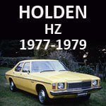 HZ Holden Workshop Service Repair Manual