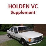 Holden VC Supplemental Manual